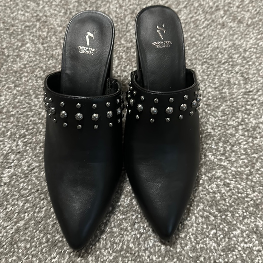 Simply Vera studded heeled Mules